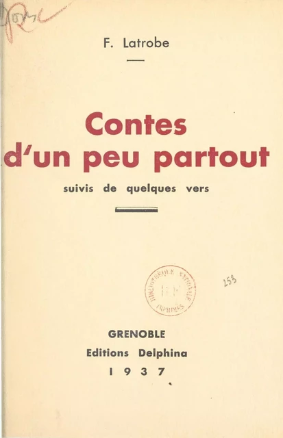 Contes d'un peu partout - F. Latrobe - FeniXX réédition numérique