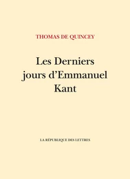 Les Derniers Jours d'Emmanuel Kant