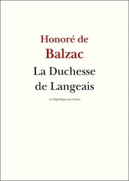 La Duchesse de Langeais