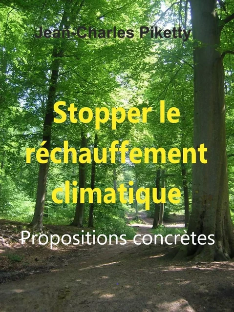 Stopper le réchauffement climatique Propositions concrètes - Jean-Charles Piketty - Librinova