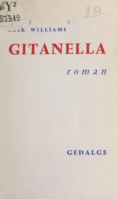 Gitanella - Erik Williams - FeniXX réédition numérique