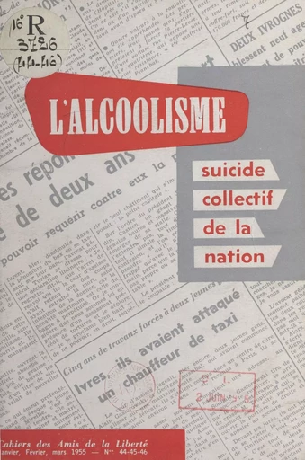 L'alcoolisme - André Mignot - FeniXX réédition numérique