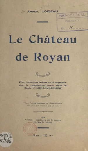 Le château de Royan - Georges Loizeau - FeniXX réédition numérique