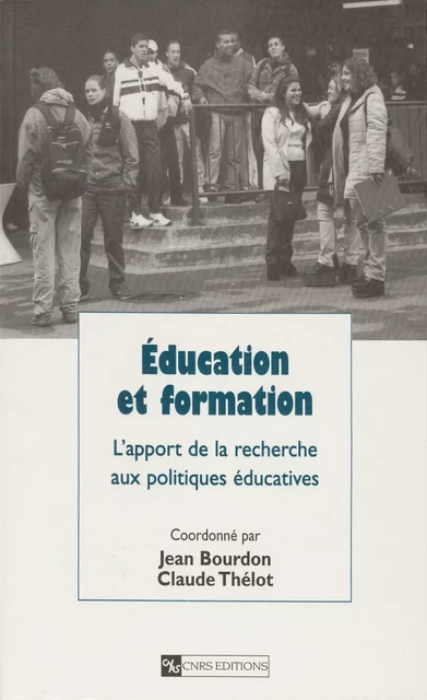 Éducation et formation -  - CNRS Éditions via OpenEdition