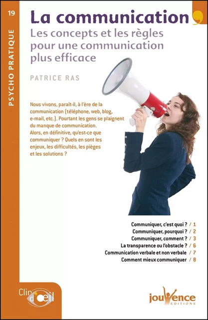 La communication - Patrice Ras - Éditions Jouvence