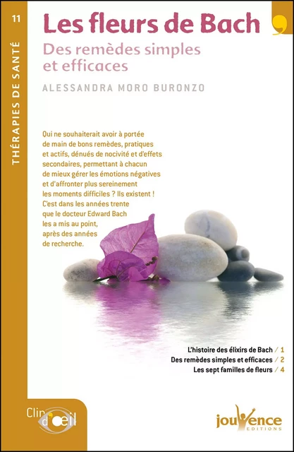 Les fleurs de Bach - Alessandra Moro Buronzo - Éditions Jouvence