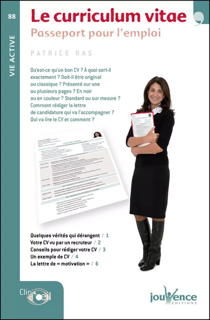 Le curriculum vitae - Patrice Ras - Éditions Jouvence