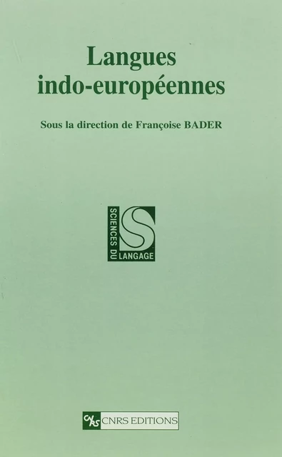 Langues indo-européennes -  - CNRS Éditions via OpenEdition