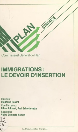 Immigrations : le devoir d'insertion - C. Bruschi, B. Courault - FeniXX réédition numérique