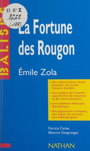 La fortune des Rougon - Patricia Carles, Béatrice Desgranges - FeniXX réédition numérique