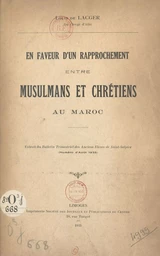 En faveur d'un rapprochement entre musulmans et chrétiens au Maroc