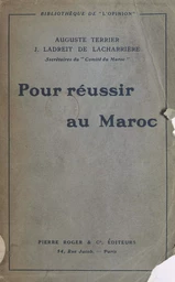 Pour réussir au Maroc