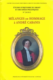 Mélanges en hommage à André Cabanis