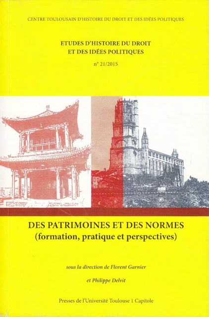 Des patrimoines et des normes -  - Presses de l’Université Toulouse Capitole