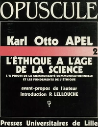 L’éthique à l’âge de la science