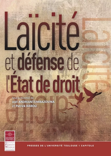 Laïcité et défense de l'État de droit -  - Presses de l’Université Toulouse Capitole