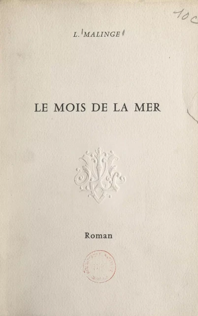 Le mois de la mer - L. Malinge - FeniXX réédition numérique