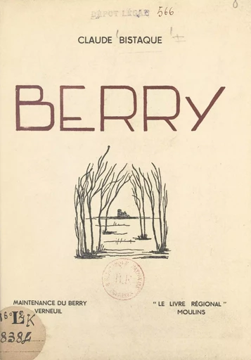 Berry - Claude Bistaque - FeniXX réédition numérique