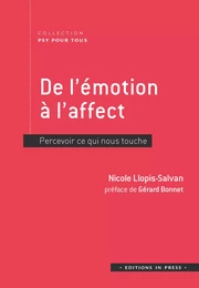 De l’émotion à l’affect