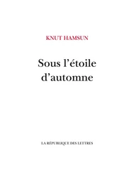 Sous l'étoile d'automne