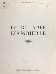 Le retable d'Ambierle