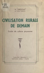 Civilisation rurale de demain