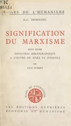 Signification du marxisme