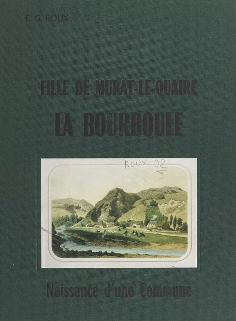 La Bourboule, fille de Murat-le-Quaire - E. G. Roux - FeniXX réédition numérique