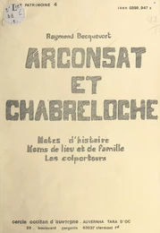 Arconsat et Chabreloche