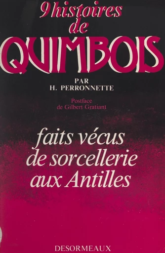 9 histoires de quimbois - Hermann Perronnette - FeniXX réédition numérique