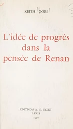 L'idée de progrès dans la pensée de Renan