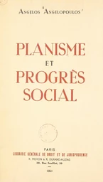 Planisme et progrès social