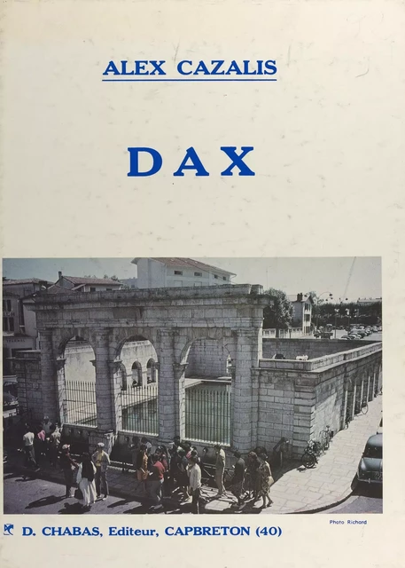 Dax - Alex Cazalis - FeniXX réédition numérique