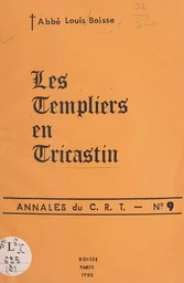 Les templiers en Tricastin