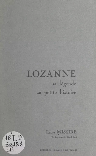 Lozanne (1) - Lucie Missire - FeniXX réédition numérique