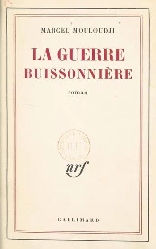 La guerre buissonnière - Marcel Mouloudji - FeniXX réédition numérique