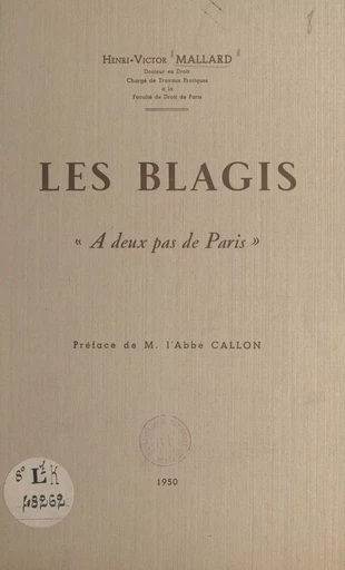 Les Blagis - Henri-Victor Mallard - FeniXX réédition numérique