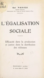 L'égalisation sociale