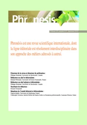 Phronesis. Vol. 10, numéro 2-3 | 2021. Comment soutenir l’articulation entre les croyances et les pratiques chez les (futurs) enseignants ?