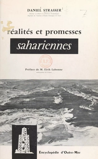 Réalités et promesses sahariennes - Daniel Strasser - FeniXX réédition numérique