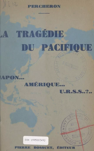 La tragédie du Pacifique - Maurice Percheron - FeniXX réédition numérique