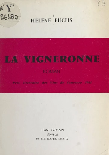 La vigneronne - Hélène Fuchs - FeniXX réédition numérique