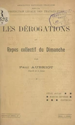 Les dérogations au repos collectif du dimanche