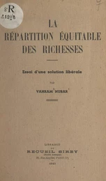 La répartition équitable des richesses