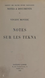 Notes sur les Tekna