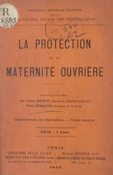 La protection de la maternité ouvrière