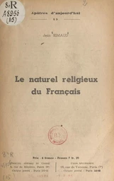 Le naturel religieux du français