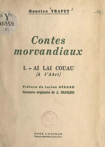 Contes morvandiaux - Maurice Trapet - FeniXX réédition numérique