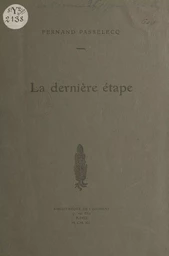 La dernière étape