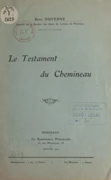 Le testament du Chemineau